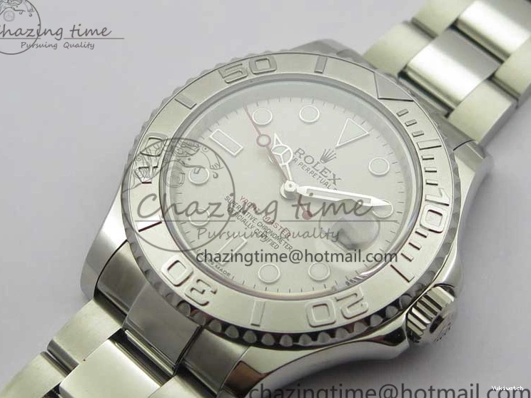 Dial Yacht-Master Silver Best SS SA3135 Edition Maker Bp on SS 116622 Bracelet 0501